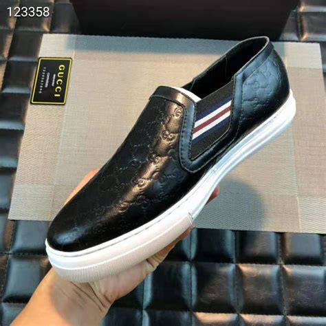 mens gucci strap shoes|Gucci slip on sneaker.